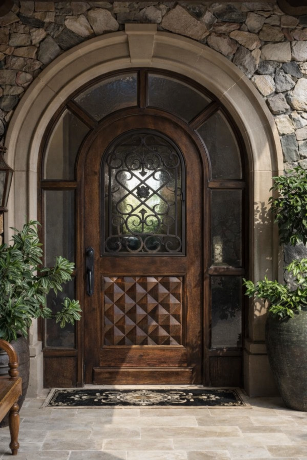 時代を超えた美しさと重厚感が紡ぐ、特別なドア。特注木製玄関ドア