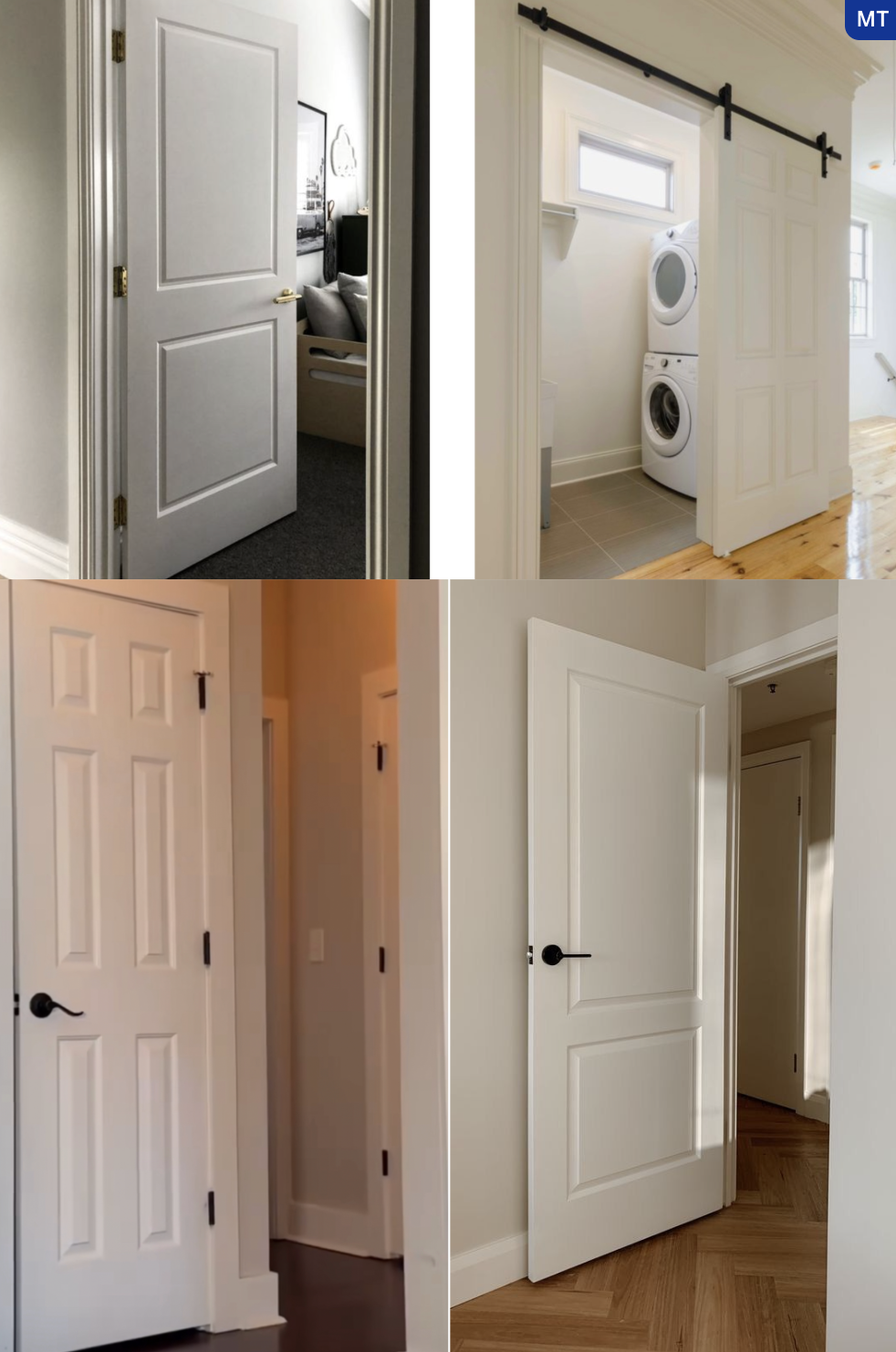 HDF製内部ドア木目柄