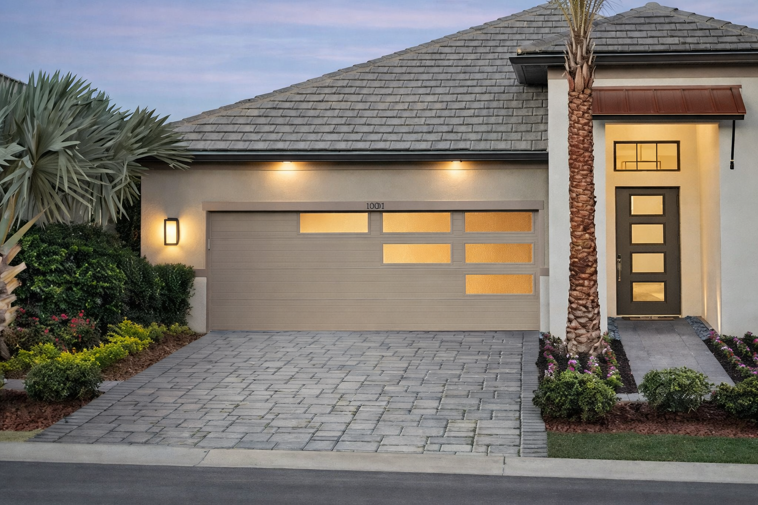 輸入ガレージドア　スチールデザイン